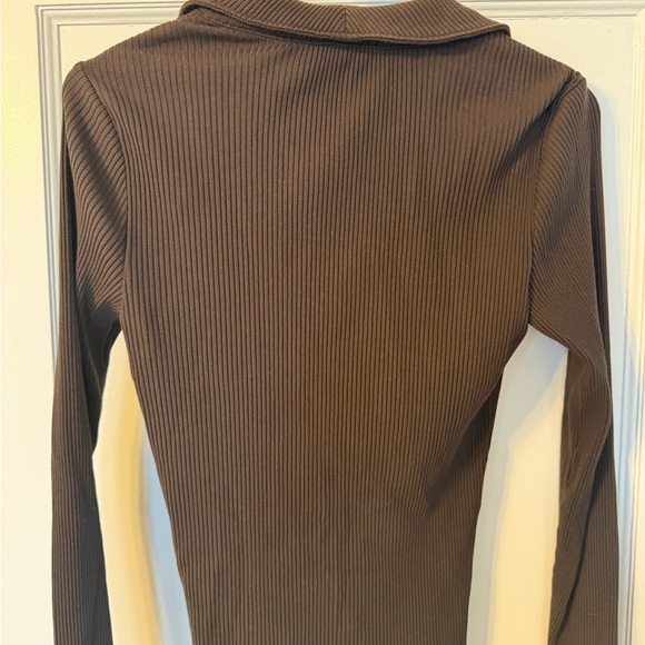 Madewell Ribbed Button-Up Top - Picture 4 of 5